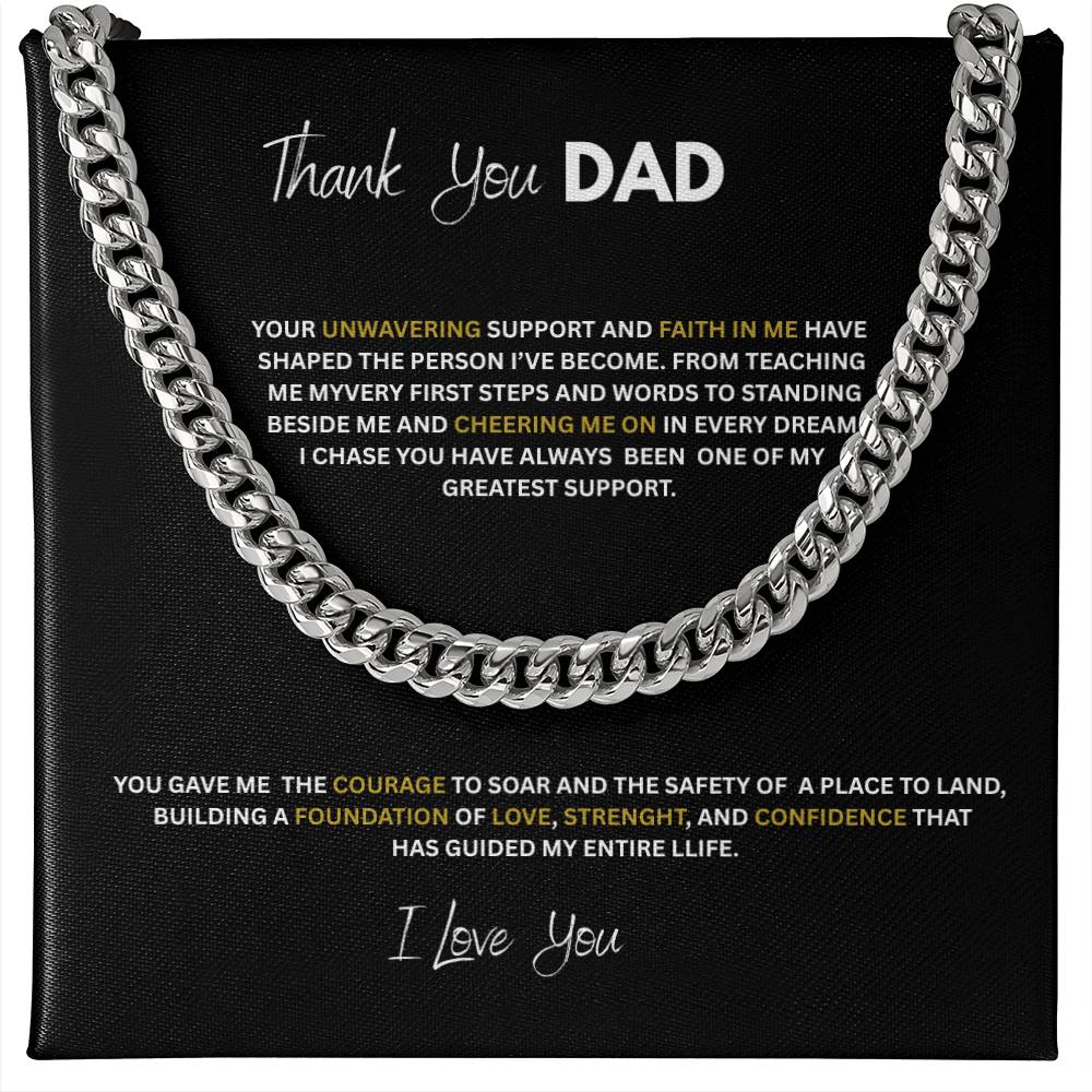 Cuban Link Chain w/ Lux Box (Thank you Dad)