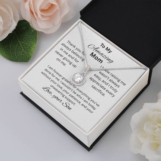 To My Amazing Mom - Eternal Hope Necklace