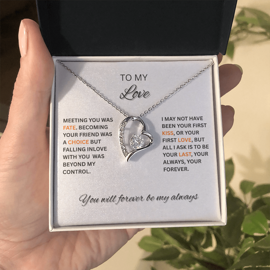 Forever Love Necklace - Personalized To My Love